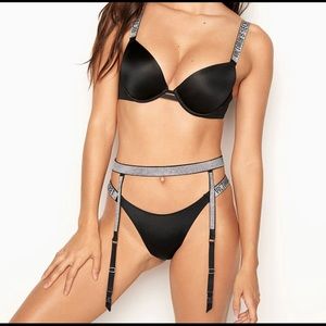 Victoria’s Secret Shine Strap Garter Belt